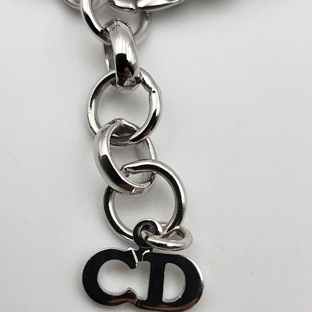 Christian Dior Pre- Owned Trotter Logo Necklace, Authentic... - Picture 10 of 13